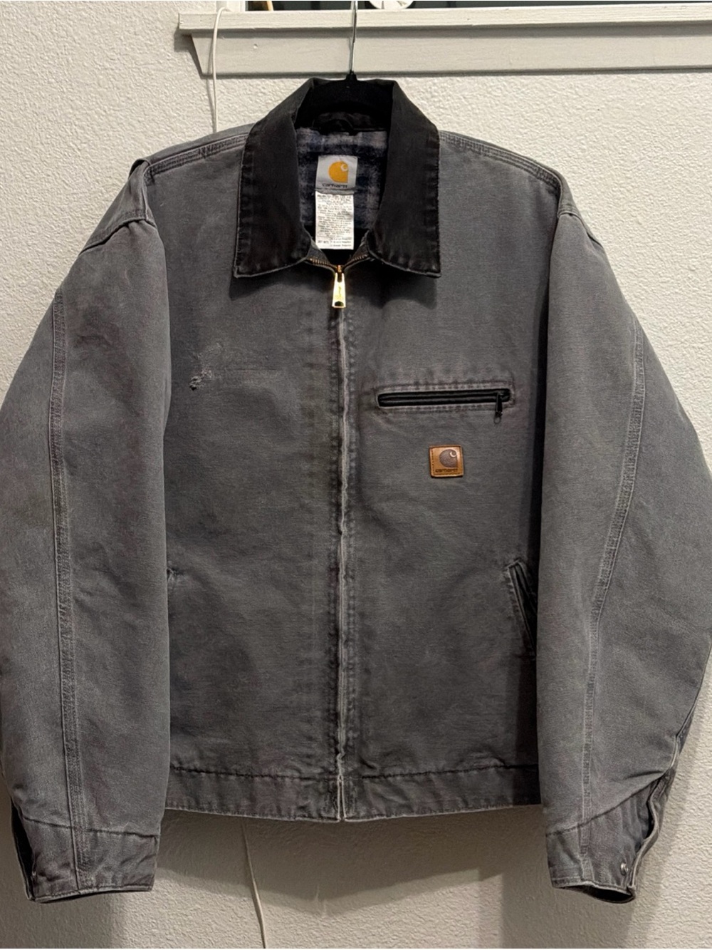 Carhartt Black/Gray Detroit Jacket J97 MTL XL